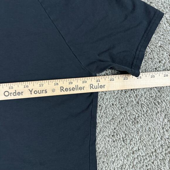 Gmyshark Legacy Shirt Womens Large Black White Cropped Spellout Gym Training - Picture 8 of 9